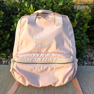 Chloe Light Pink Diaper Bag Backpack Baby Girl Shower Newborn Designer
